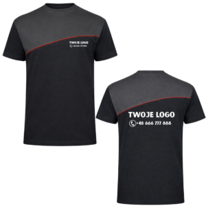 pomarańczowy z nadrukiem - M